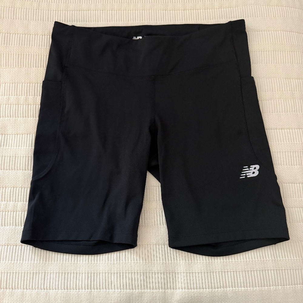 New Balance Women’s Black Biker Athletic Shorts